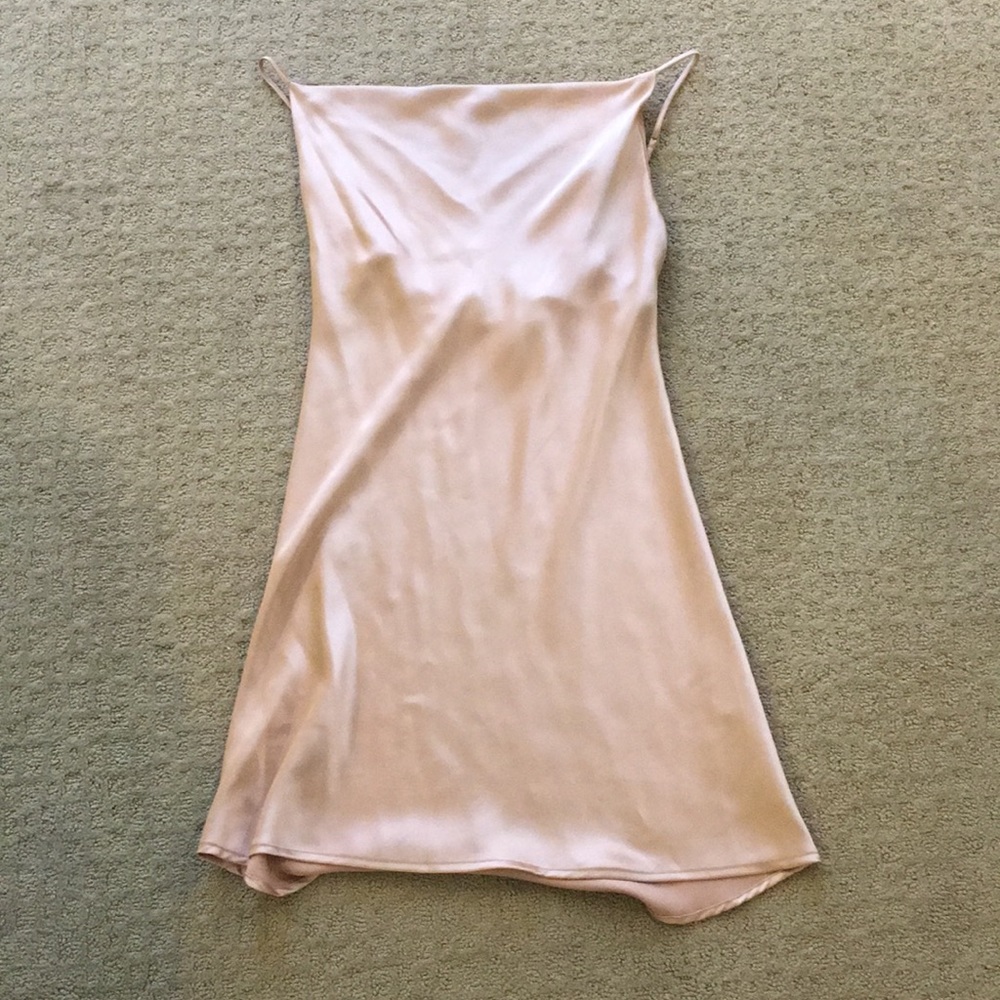 A champagne dress